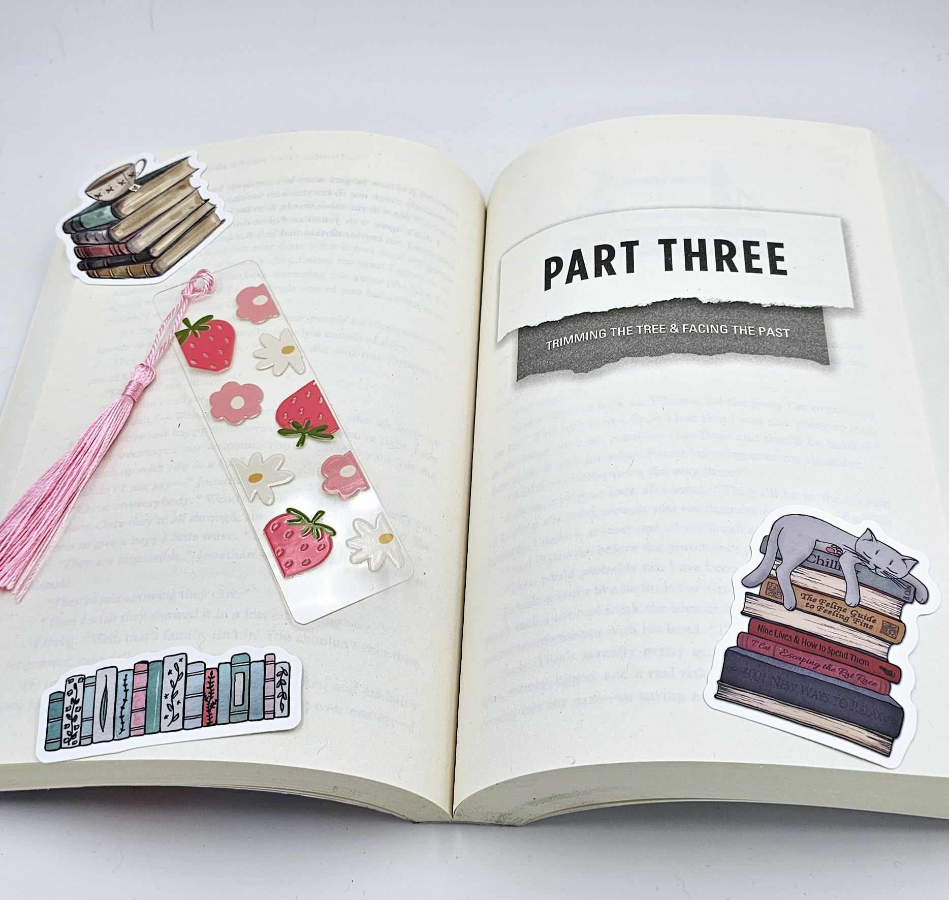 Strawberry Dreams Acrylic Bookmark